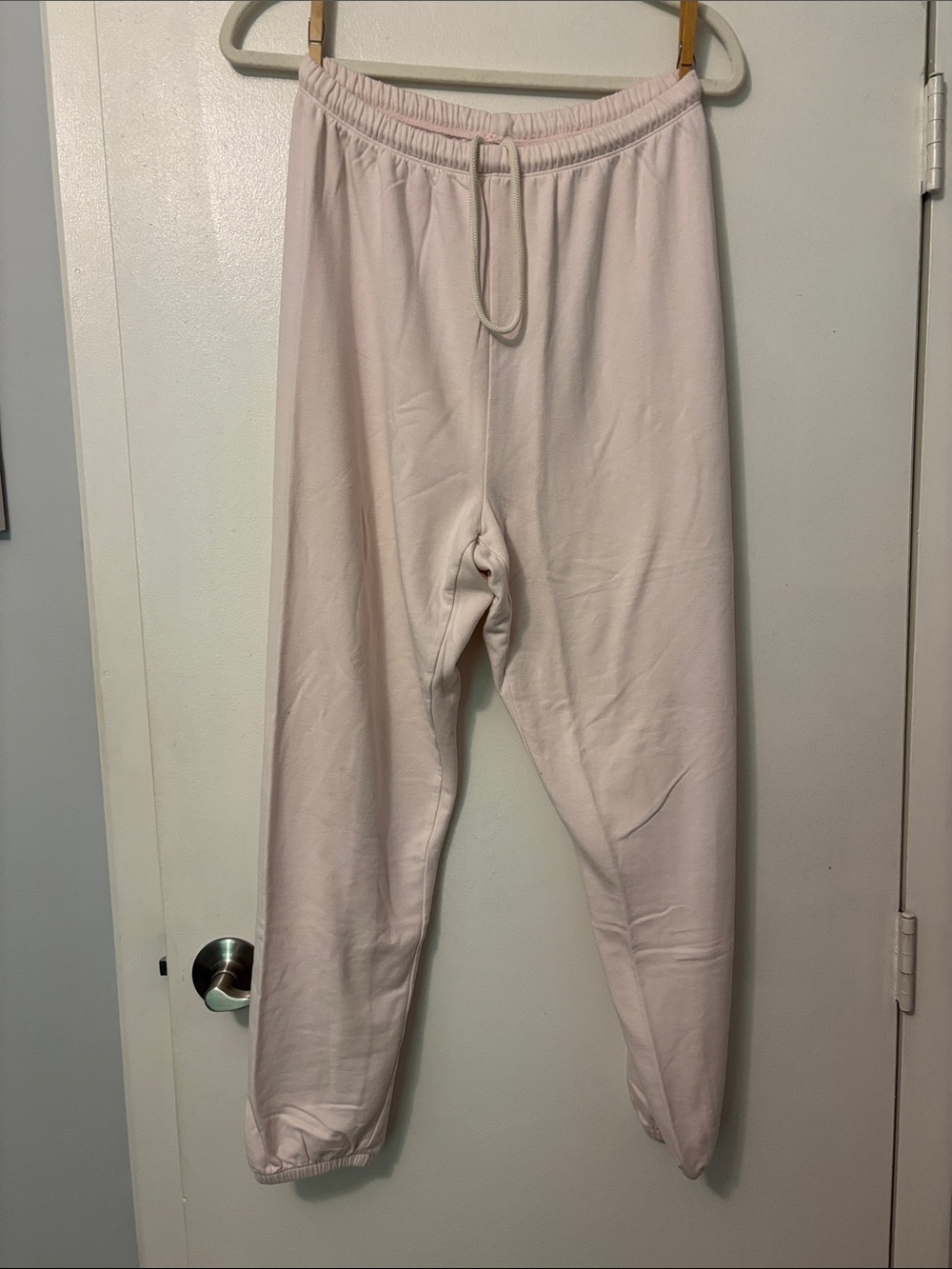 aerie Light Pink Drawstring Joggers